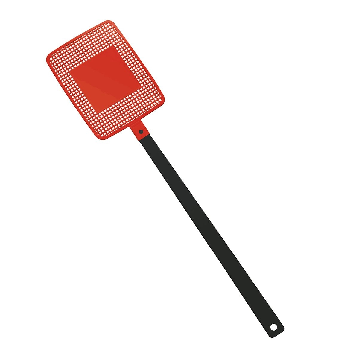 HE7806-6-1Fliegenklatsche _Rechteck_ schwarz_ rot HE7806-6-1Fliegenklatsche _Rechteck_ schwarz_ rot