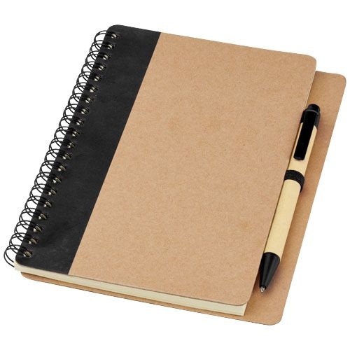 PF106268-2Priestly A6 Recycling Notizbuch mit Stift_ natur_schwarz PF106268-2Priestly A6 Recycling Notizbuch mit Stift_ natur_schwarz