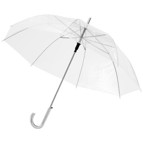 Kate durchsichtiger 23" Automatikregenschirm, transparent weiß