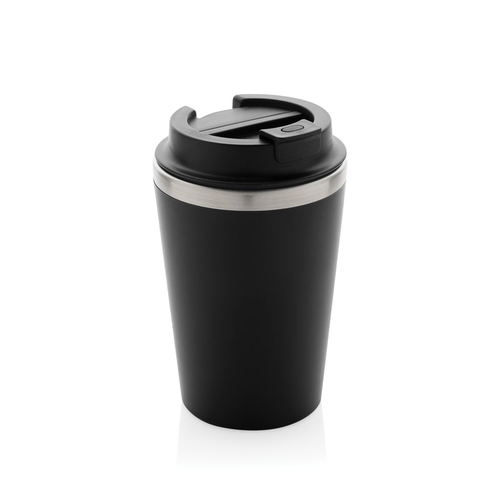 XDP437.14-01Java 350ml RCS recycelter doppelwandiger Becher_ schwarz