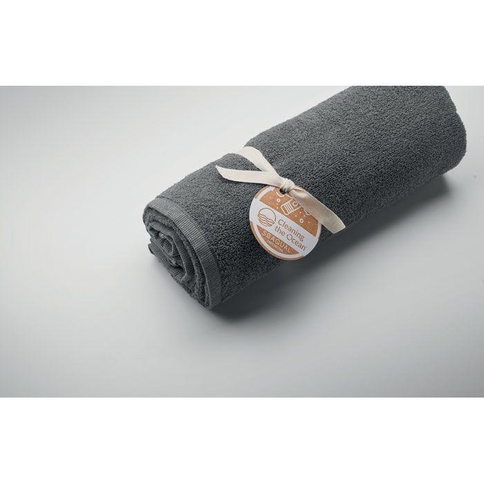 MO2060-07Water SEAQUAL® Handtuch 100x170cm_ grau