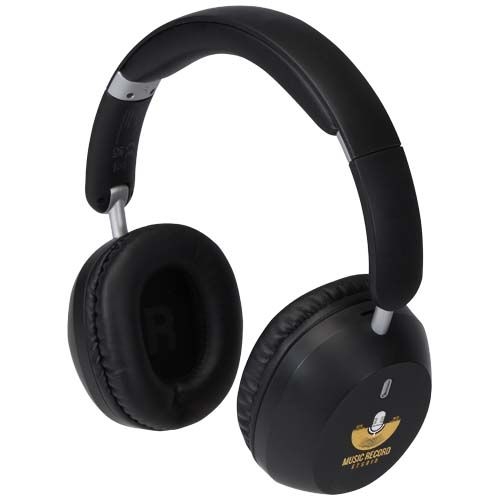 PF124473-2Hoggar Falltbare Over Ear Kopfhoerer mit ANC und ENC aus recyceltem Kunststoff_ schwarz