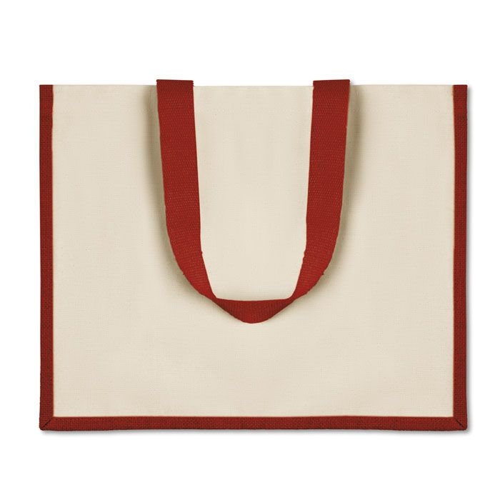 MO8967-05Campo De Fiori Jute_Canvas Shopper _ rot