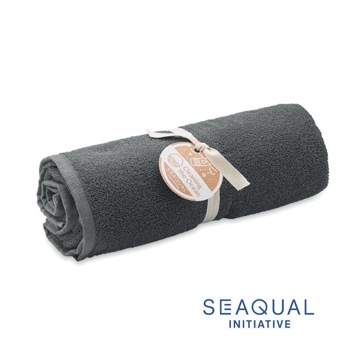 MO2060-07Water SEAQUAL® Handtuch 100x170cm_ grau