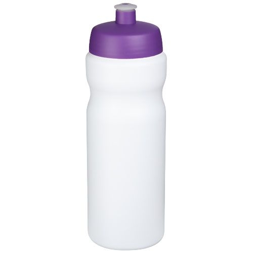 PF210684-10Baseline® Plus 650 ml Sportflasche_ weiss_lila