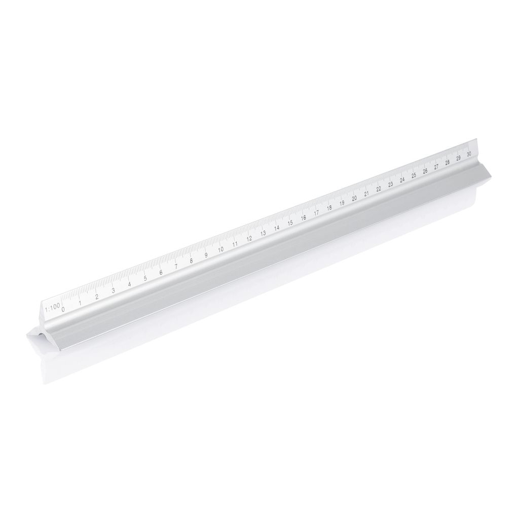 XDP165.13-2Aluminiumlineal 30 cm_ silber
