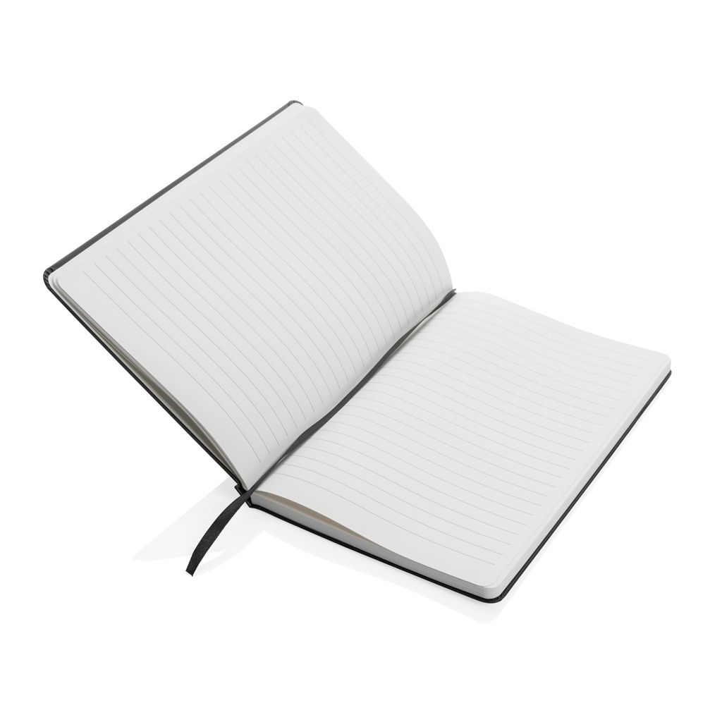 XDP774.35-1A5 Impact Steinpaper Hardcover Notizbuch_ schwarz