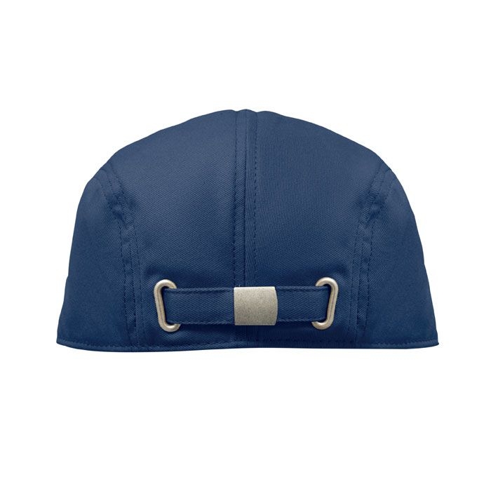 MO2850-04Flat Peak Newsboy-Kappe 235 g_m²_ blau