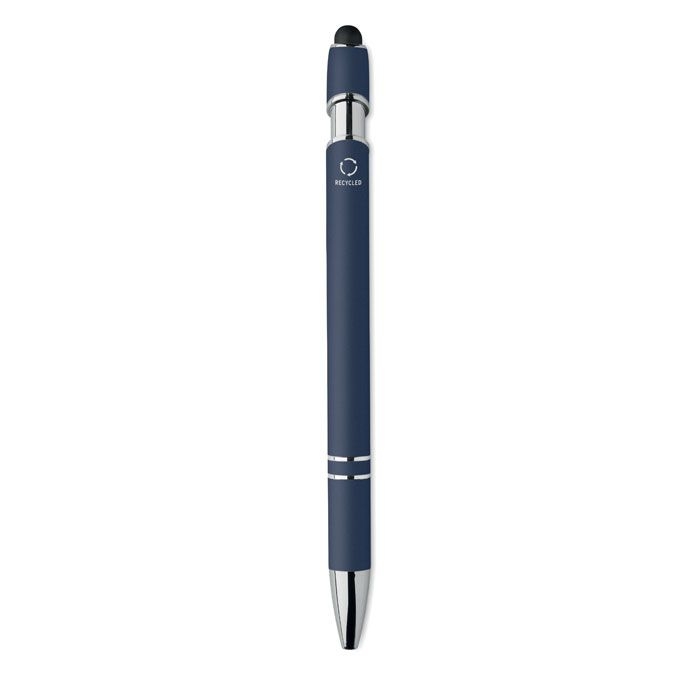 MO2798-85Siparo Druckkugelschreiber mit Stylus_ marineblau