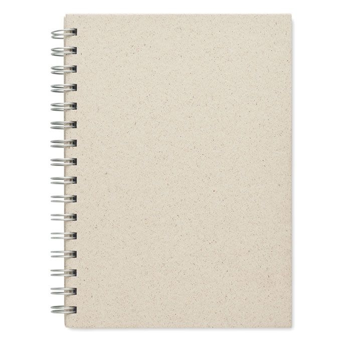 MO6541-13Grass Book DIN A5 Notizbuch Graspapier_ Beige