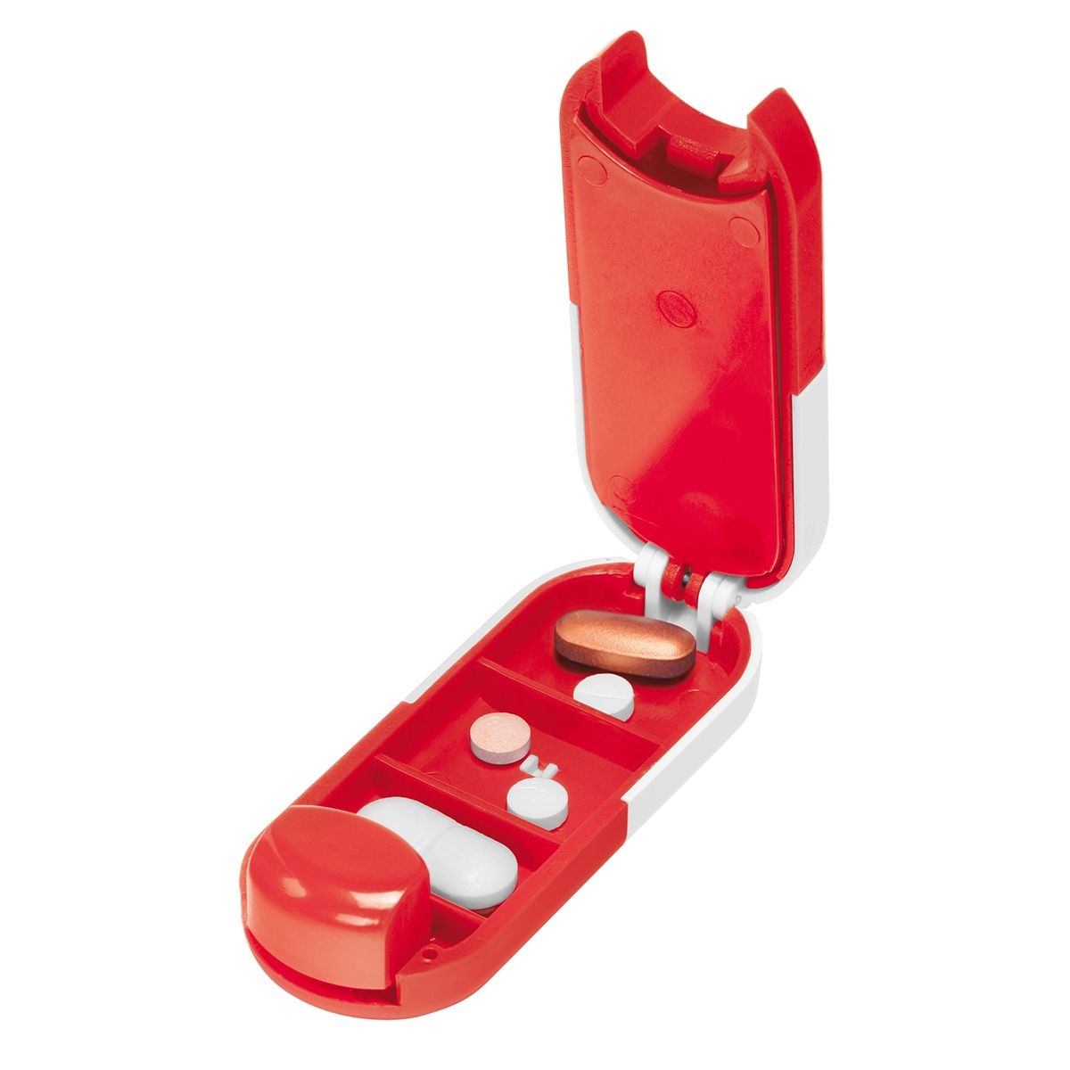HE7976-0-1Pillendose Tablettenform_ weiss_ rot