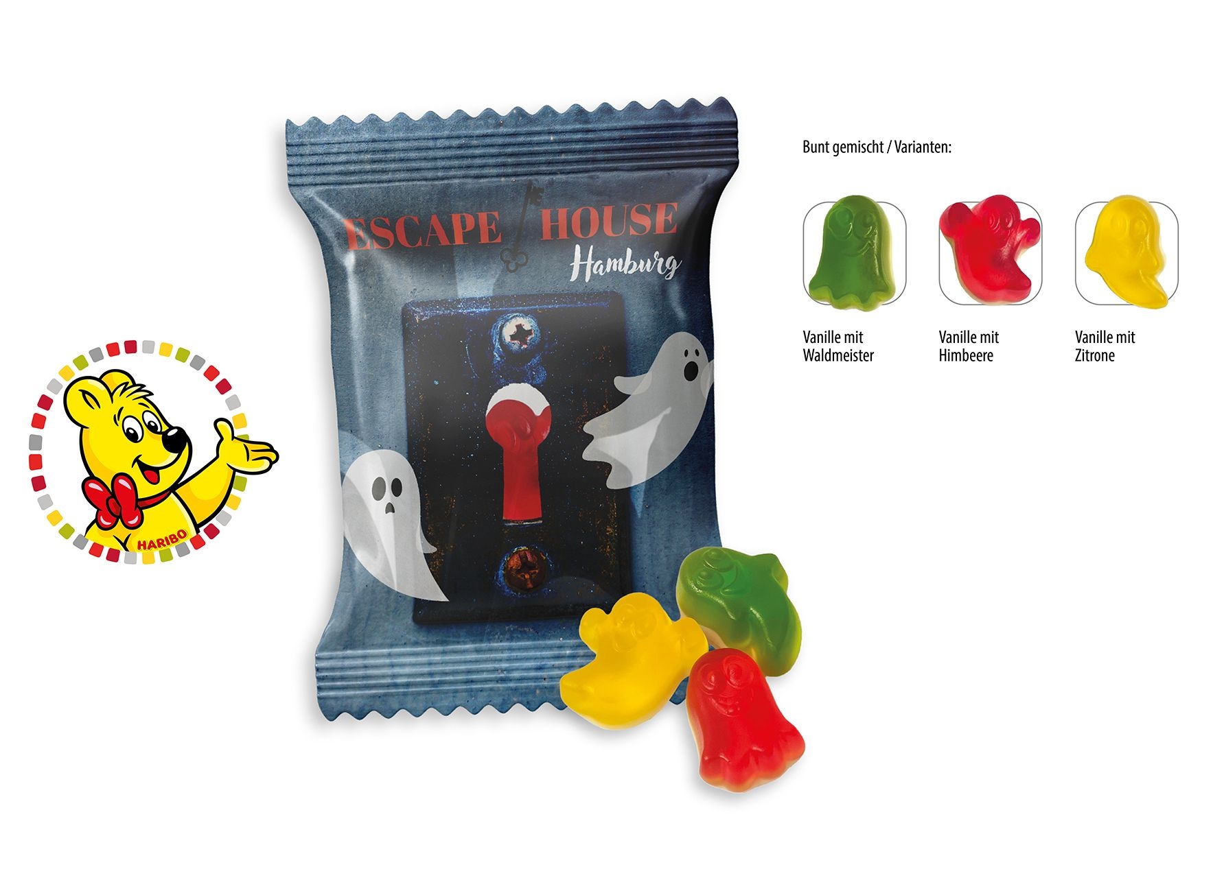 SW1405-2HARIBO Wackelgeister Werbetuete_HARIBO Wackelgeister_ Folie transparent