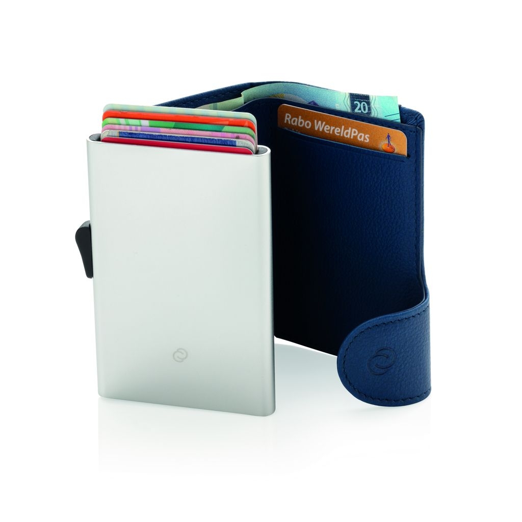 XDP850.51-5C-Secure RFID Kartenhalter und Geldboerse_ blau