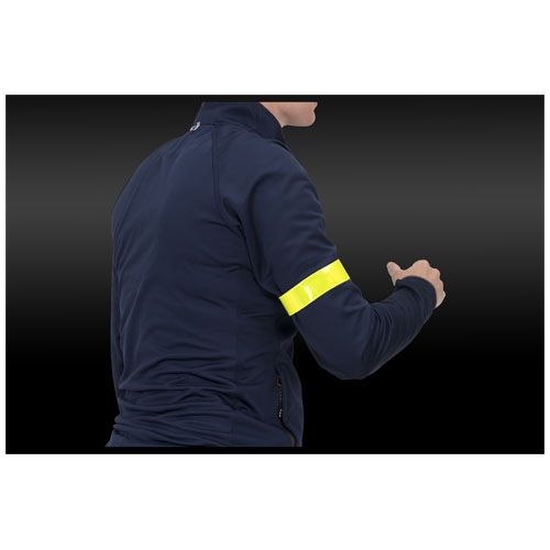 PF122051-2RFX™ Johan 38 cm reflektierendes PVC Sicherheits-Schnapparmband_ neongelb
