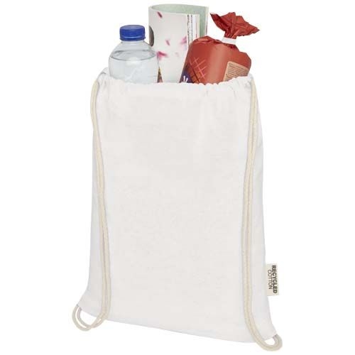 PF120735-1Oregon 140 g_m² Turnbeutel aus GRS recycelter Baumwolle_ weiss