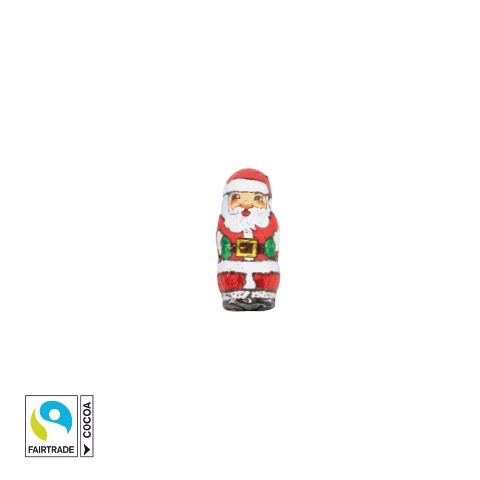 CD95576-01Werbe-Klappkarte mit Weihnachtsmann Fairtrade®