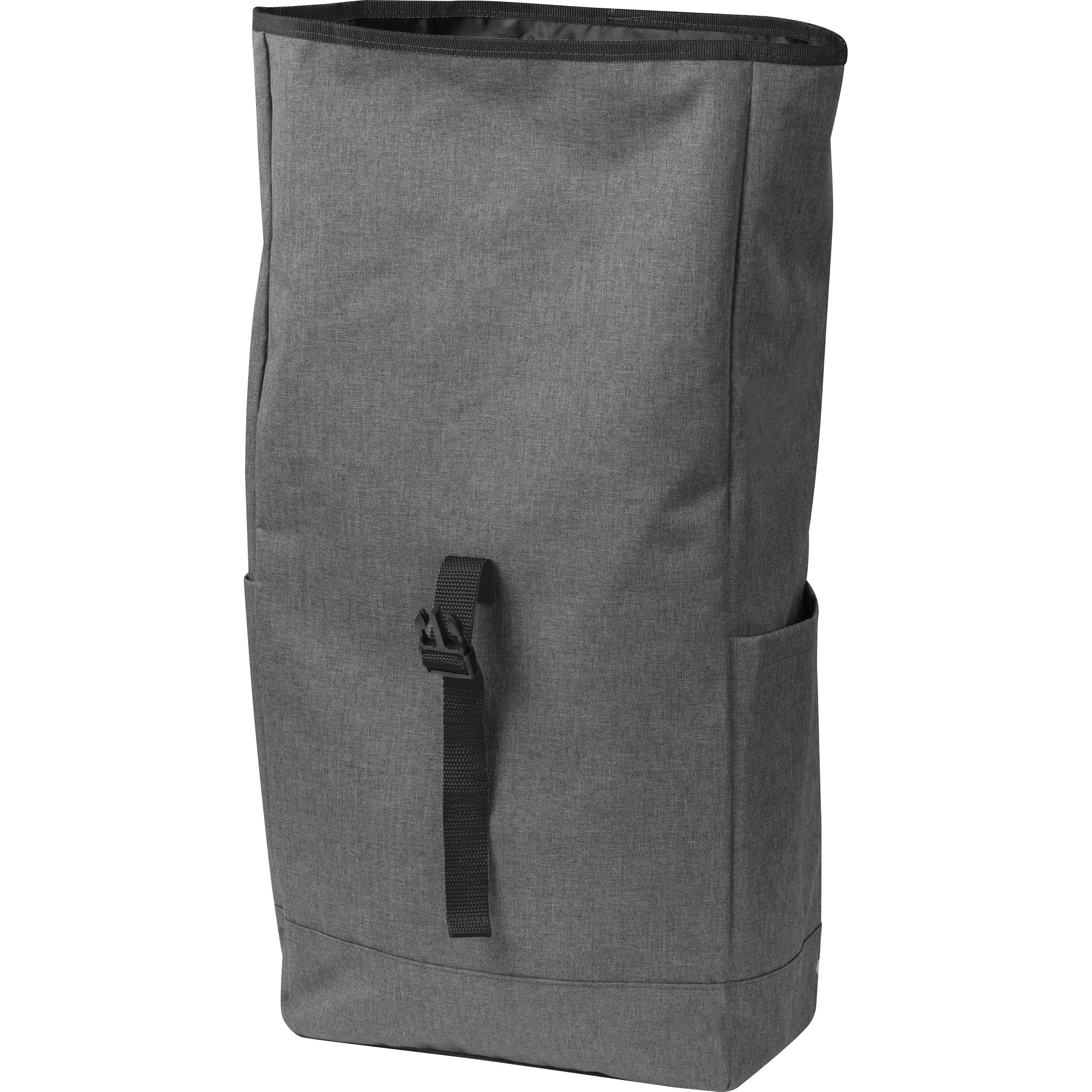 Rucksack mit farbigen Applikationen, schwarz