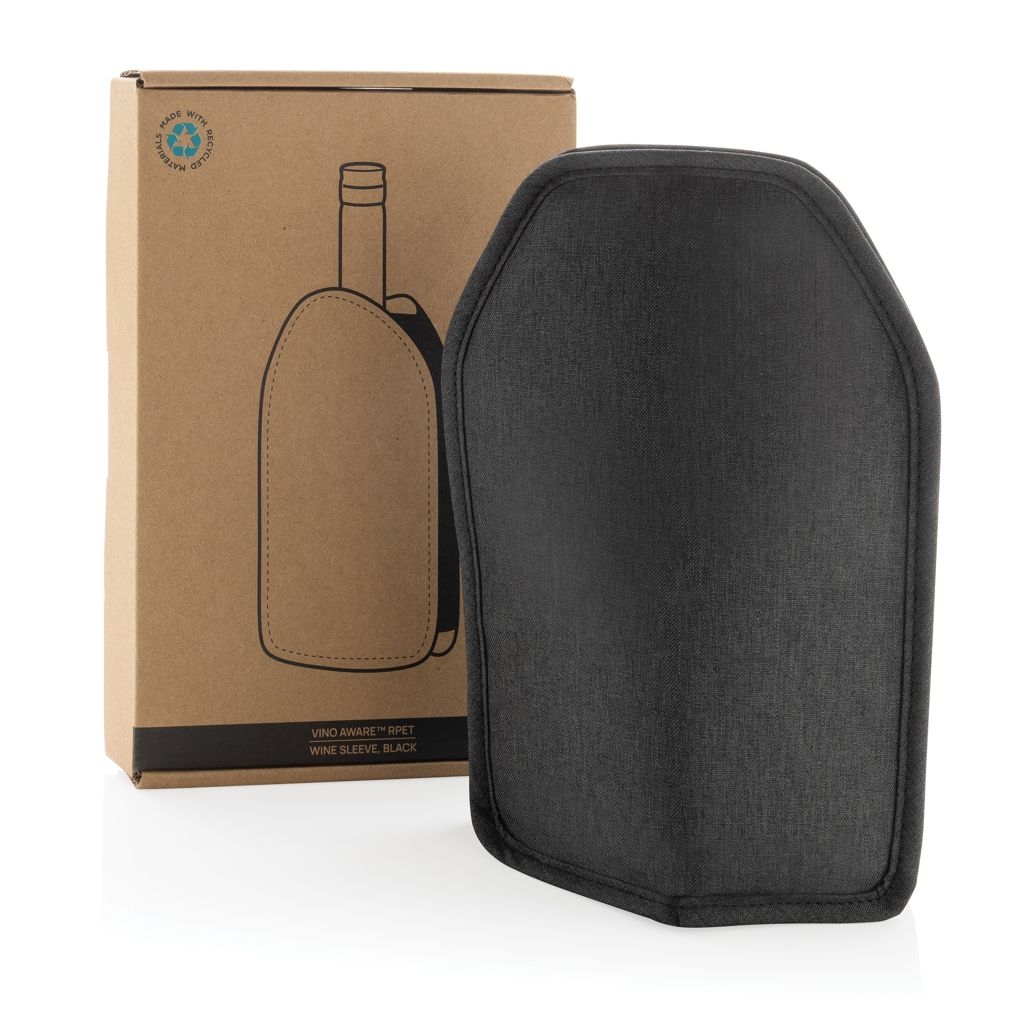 XDP915.01-01Vino AWARE™ rPET Weinkuehler-Sleeve_ schwarz