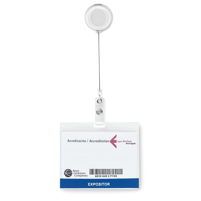 IT2386-26Lades Kartenhalter_ Transparent Weiss
