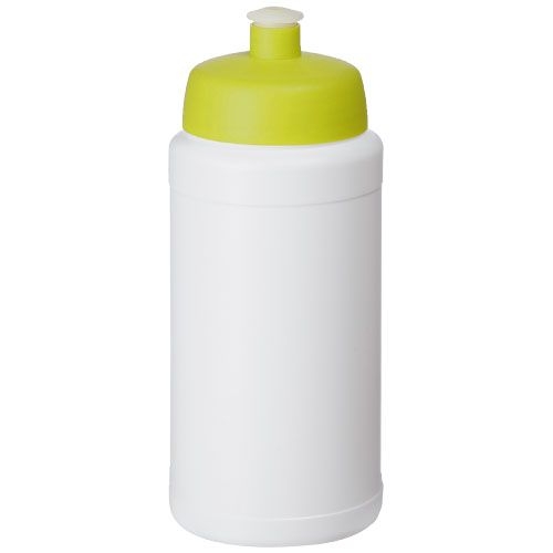 PF210688-5Baseline® Plus 500 ml Flasche mit Sportdeckel_ weiss_limone