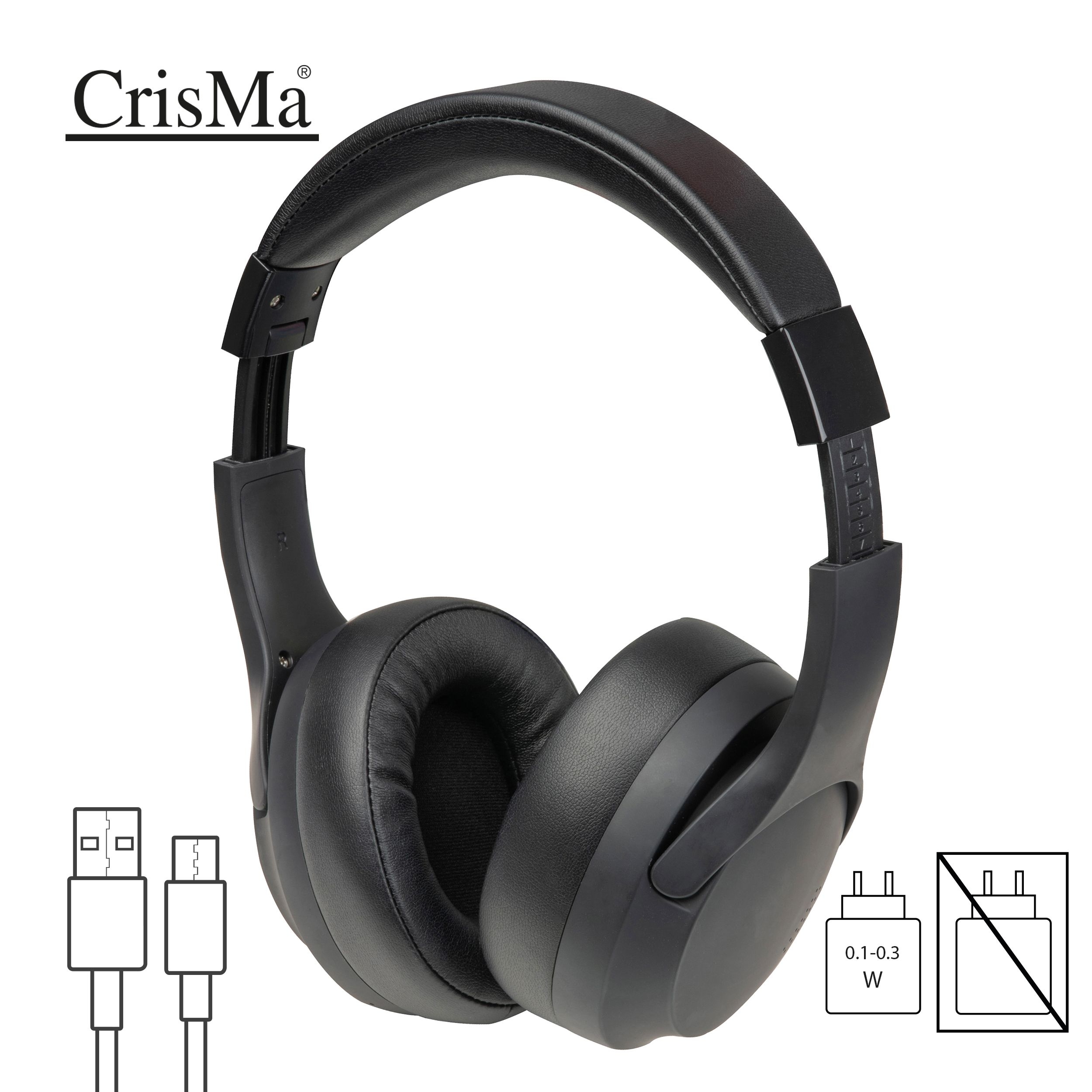 MA35252-03CrisMa Over-Ear Kopfhoerer LOUISE_ schwarz