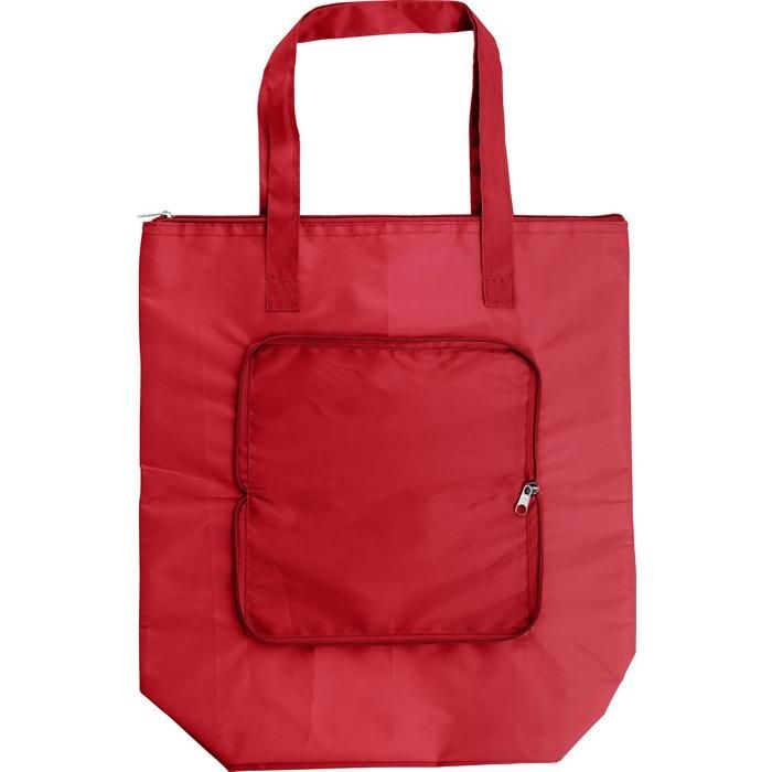 GI739612-02Kuehltasche aus Polyester _210T_ Hal_ weiss