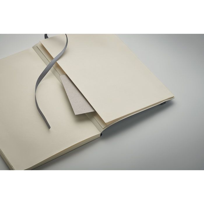 MO2118-15Breta DIN A5 Notizbuch recycelt_ steingrau
