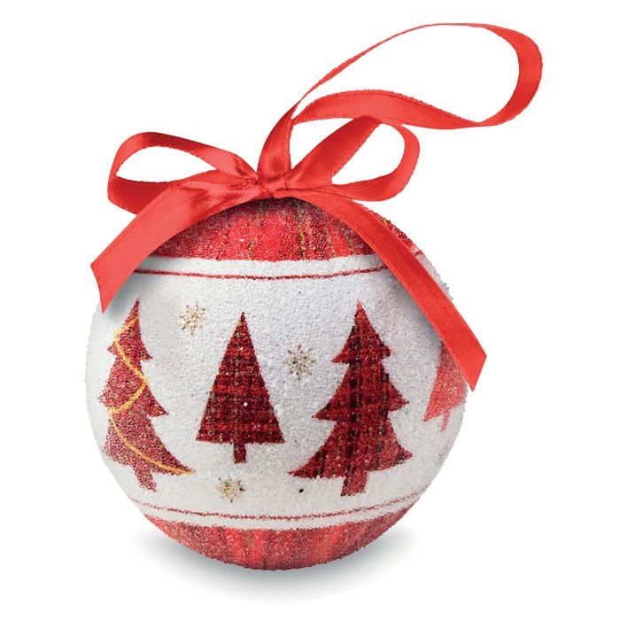 CX1437-99Snowy Weihnachtsbaumkugel_ Multicolour