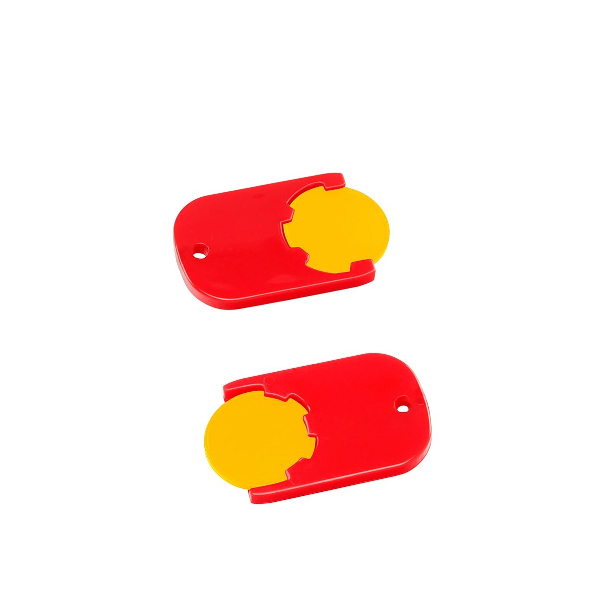 HE7555-4-1Chiphalter mit 1€-Chip _Gamma_ gelb_ rot