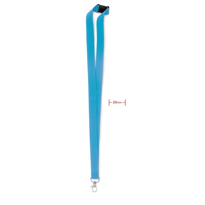 MO9354-12Pany Lanyard mit Karabiner 20mm_ Tuerkis MO9354-12Pany Lanyard mit Karabiner 20mm_ Tuerkis