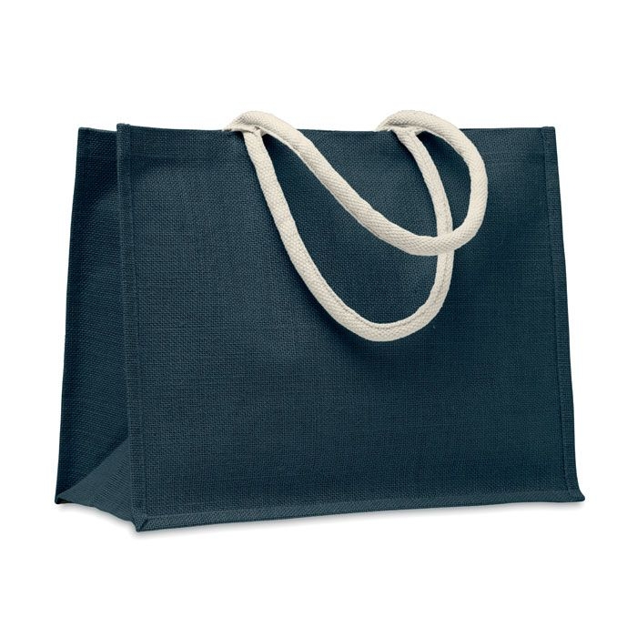MO6443-04Aura Einkaufstasche Jute_ Blau