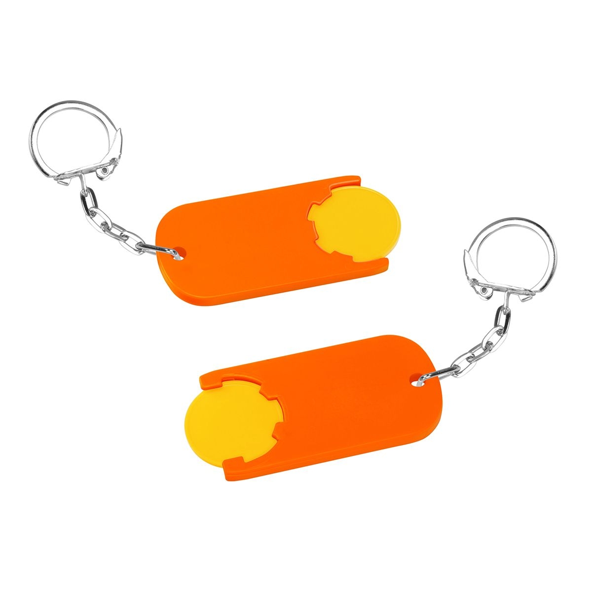 HE7439K-4-5Chiphalter mit 1€-Chip _Alpha_ gelb_ orange