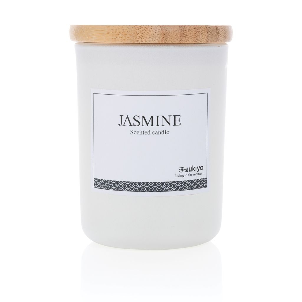 XDP262.94-3Ukiyo Deluxe parfuemierte Kerze mit Bambusdeckel_ weiss