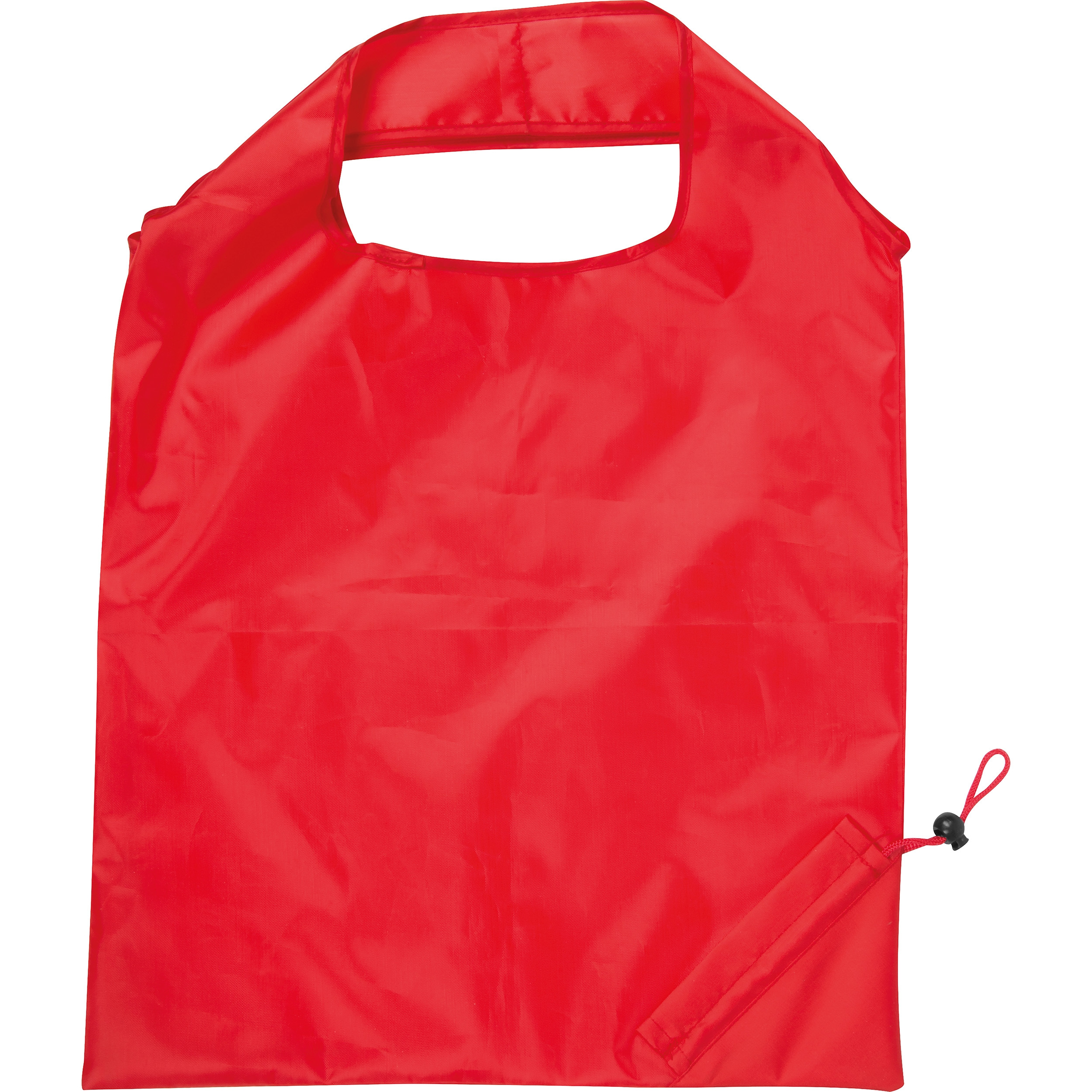 MA60724-05Faltbare Einkaufstasche aus Polyester_ rot