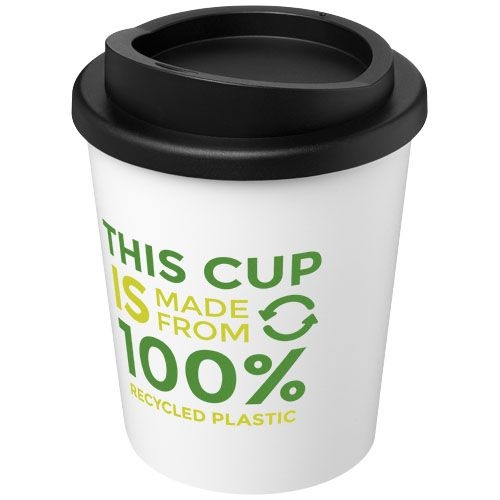 PF210452-8Americano® Espresso 250 ml recycelter Isolierbecher _ weiss_schwarz