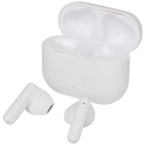 PF124481-1Altais True Wireless Bluetooth® Headset aus recyceltem Kunststoff_ weiss