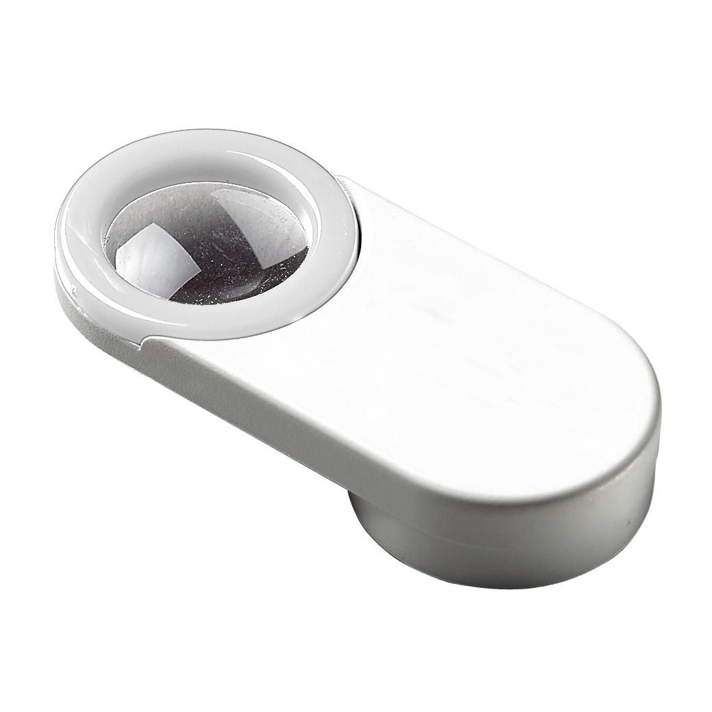 EL04001-1Magnet _Lupe_ weiss