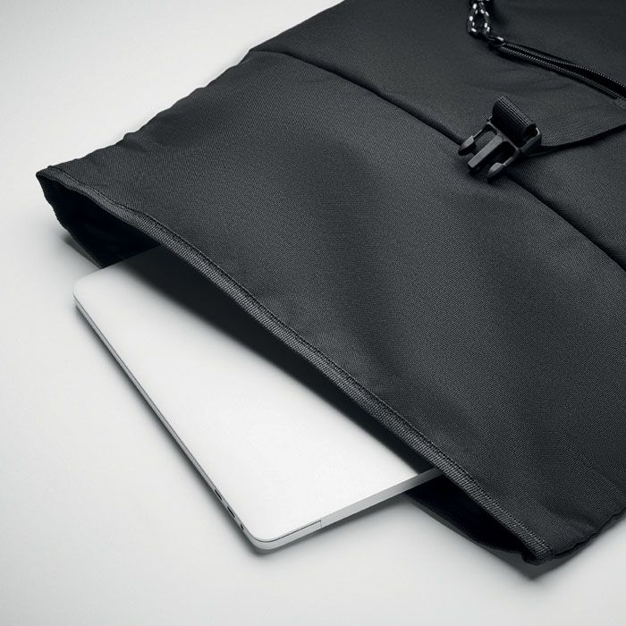 MO6998-03Napa Rolltop-Rucksack 600D RPET_ schwarz