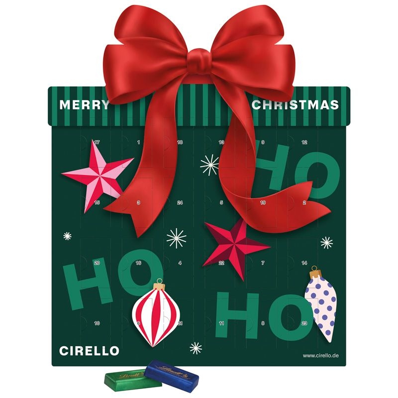 JG20192-2Shape Adventskalender Geschenk Lindt_ Lindt Schokotaefelchen_ Individuelles Motiv