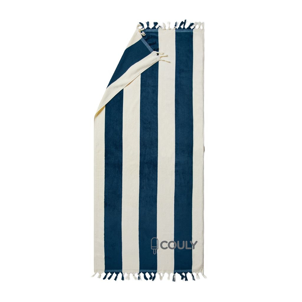 XDV806-1VINGA Valmer Strandtuch 450gr_m²_ navy blau