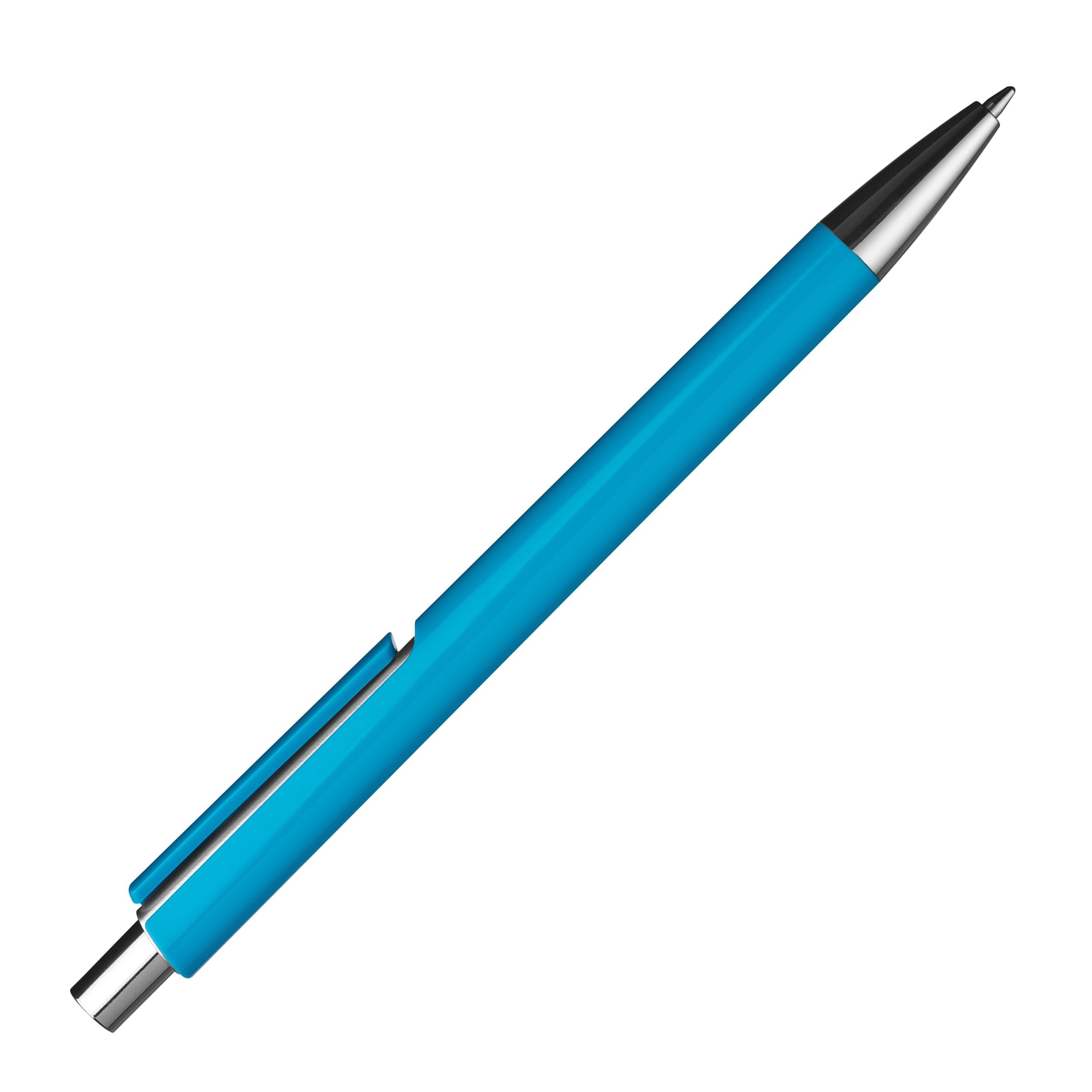 MA13538-24Kugelschreiber mit silbernen Applikationen_ hellblau