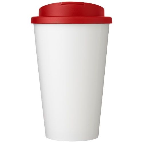 PF210697-3Brite-Americano® 350 ml Isolierbecher mit auslaufsicherem Schraubverschluss_ weiss_rot