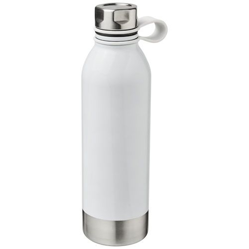 PF100597-2Perth 740 ml Sportflasche aus Edelstahl_ weiss PF100597-2Perth 740 ml Sportflasche aus Edelstahl_ weiss