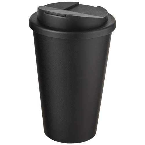 PF210425-37Americano® Eco 350 ml recycelter Becher mit auslaufsicherem Deckel_ schwarz_schwarz PF210425-37Americano® Eco 350 ml recycelter Becher mit auslaufsicherem Deckel_ schwarz_schwarz