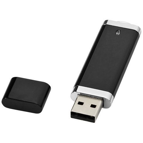 Flat 4 GB USB-Stick, schwarz, 4 GB