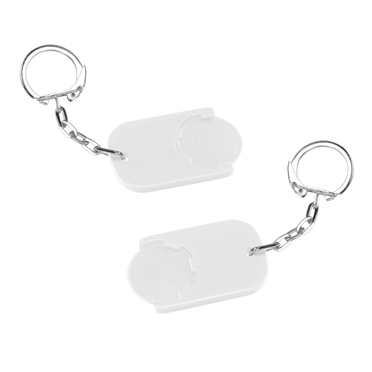 HE7555K-0-0Chiphalter mit 1€-Chip _Gamma_ weiss_ weiss