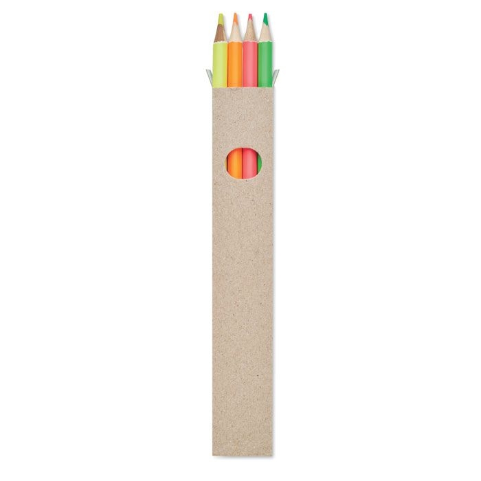 MO6836-99Bowy 4 Textmarker-Buntstifte_ bunt