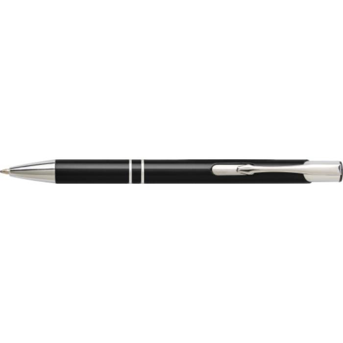 GI7061-01Kugelschreiber aus Aluminium Delia_ Schwarz