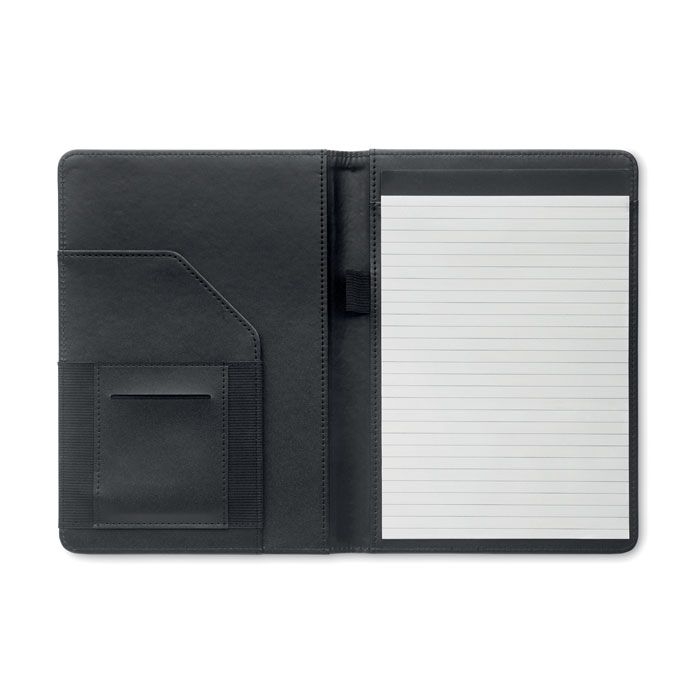 MO2569-03Folio DIN A5-Mappe 300D RPET_ schwarz