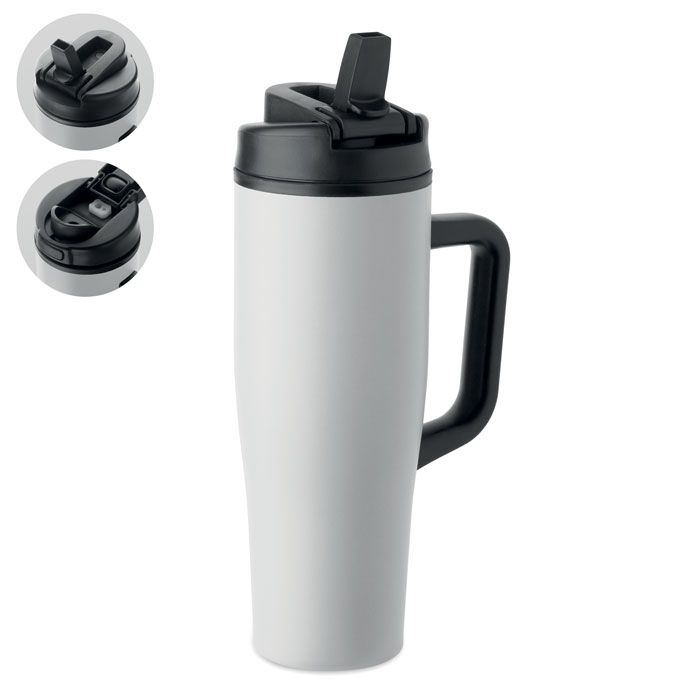MO3213-06Atlanta Doppelwandiger Becher 900ml_ weiss